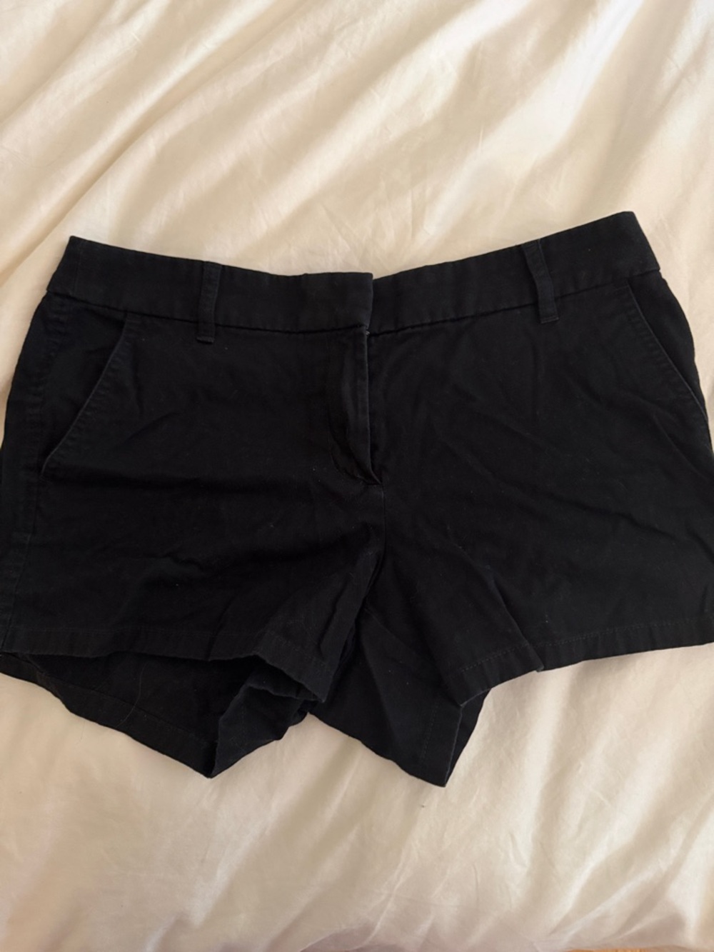 J. Crew Black High-Rise Tailored Women's Shorts